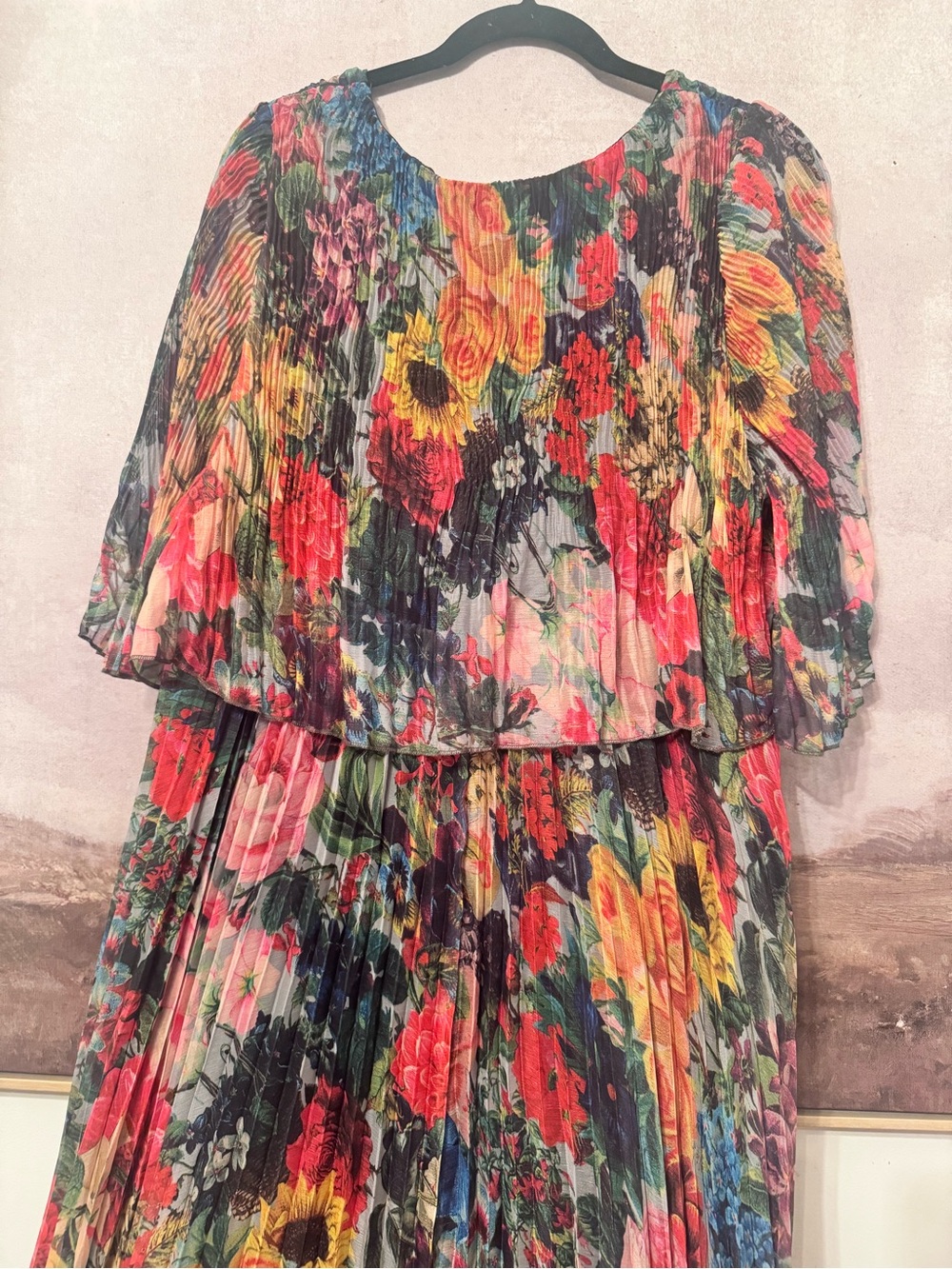 Reflora Plus Size Women Summer Red Boho Dress/ Size 2XL - Picture 10 of 14